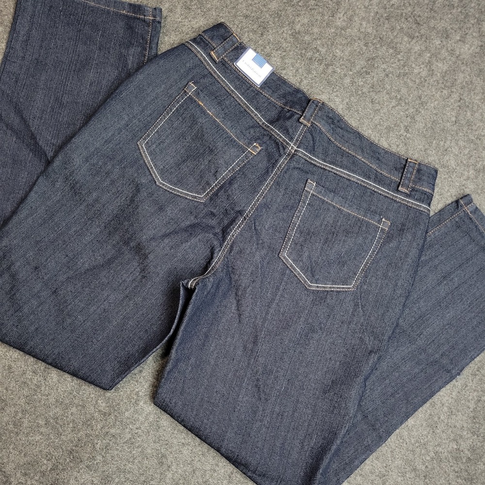 Croft & Barrow Jeans Womens 12S Blue Denim Classic Fit Straight Leg Streetwear